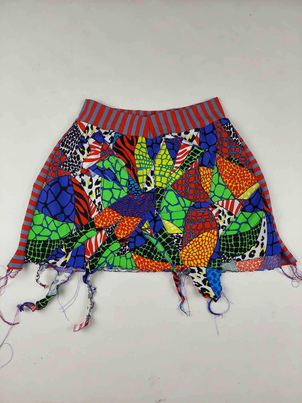 SMALL double patchwork krazy skirt