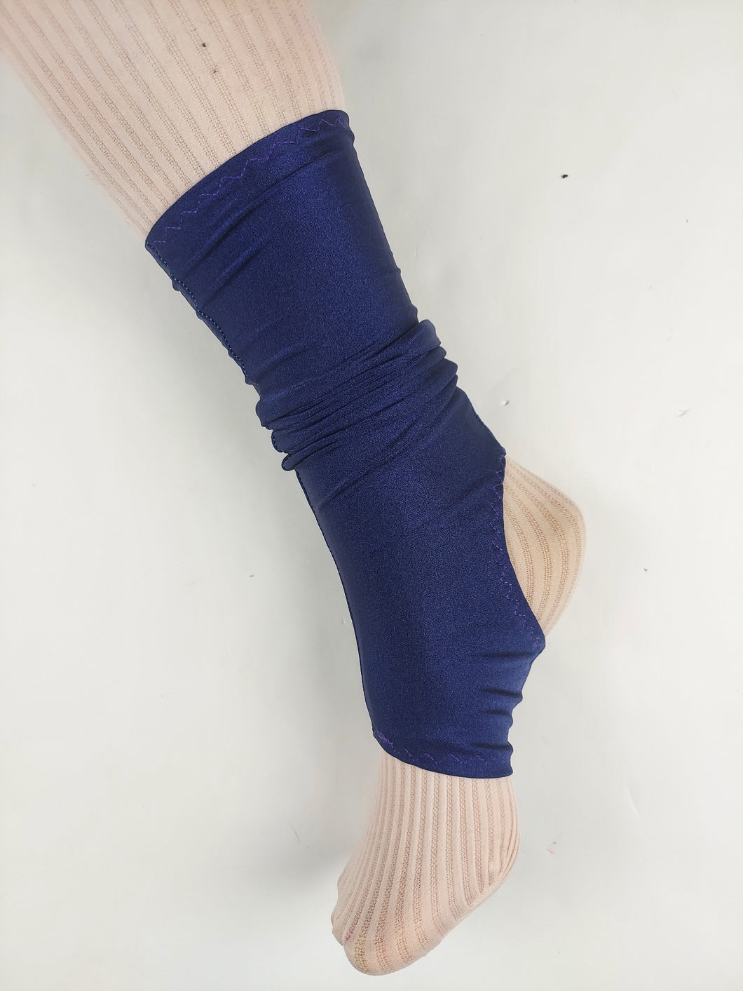 Blue lycra ankle cuff