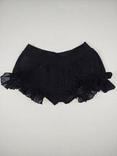 Load image into Gallery viewer, Black mesh low rise boyshorts
