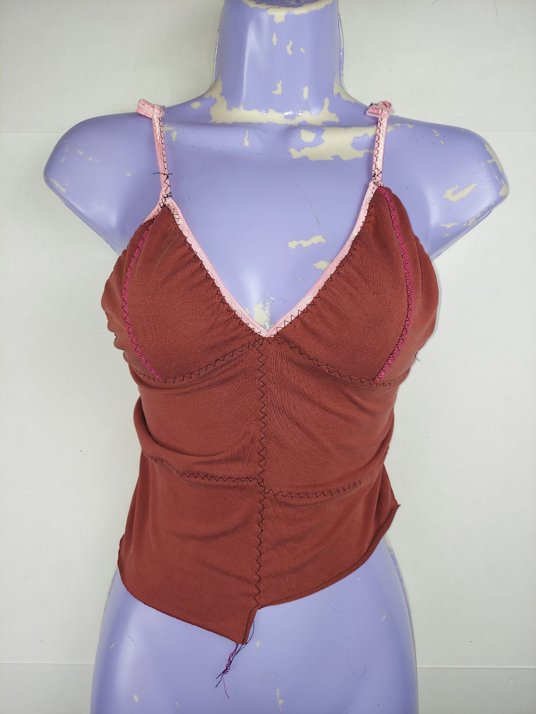 MEDIUM brown camisole top