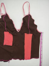 Load image into Gallery viewer, SMALL patchwork cotton camisole
