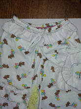 Load image into Gallery viewer, ONE SIZE SMALL/XL recycled teddy bear rave pants
