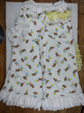 Load image into Gallery viewer, ONE SIZE SMALL/XL recycled teddy bear rave pants
