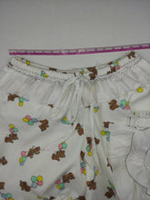 Load image into Gallery viewer, ONE SIZE SMALL/XL recycled teddy bear rave pants
