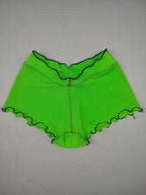 Load image into Gallery viewer, XSmall/small neon green hot pants
