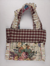 Load image into Gallery viewer, Recycled ruffle tote bag
