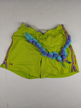 Load image into Gallery viewer, SMALL lime green mesh shorts with LOL doll
