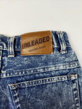 Load image into Gallery viewer, SMALL vintage acid wash tapered jeans
